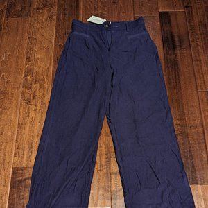 RIHOAS The Solid High Waisted Straight Corduroy Pants NWT